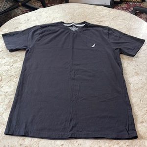 Nautica Boy’s short sleeve v neck t shirt Size xl Black